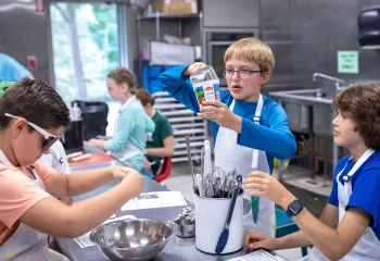Kids in the Kitchen Half-Day Program at MetroWest YMCA Hopkinton Outdoor Center
