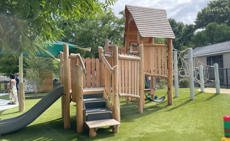 image of outdoor playscape