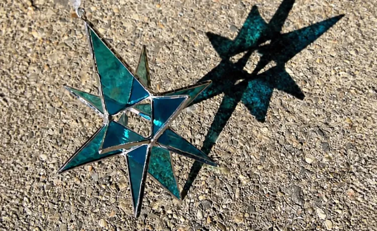 stained glass artwork from the MetroWest YMCA stained glass workshop
