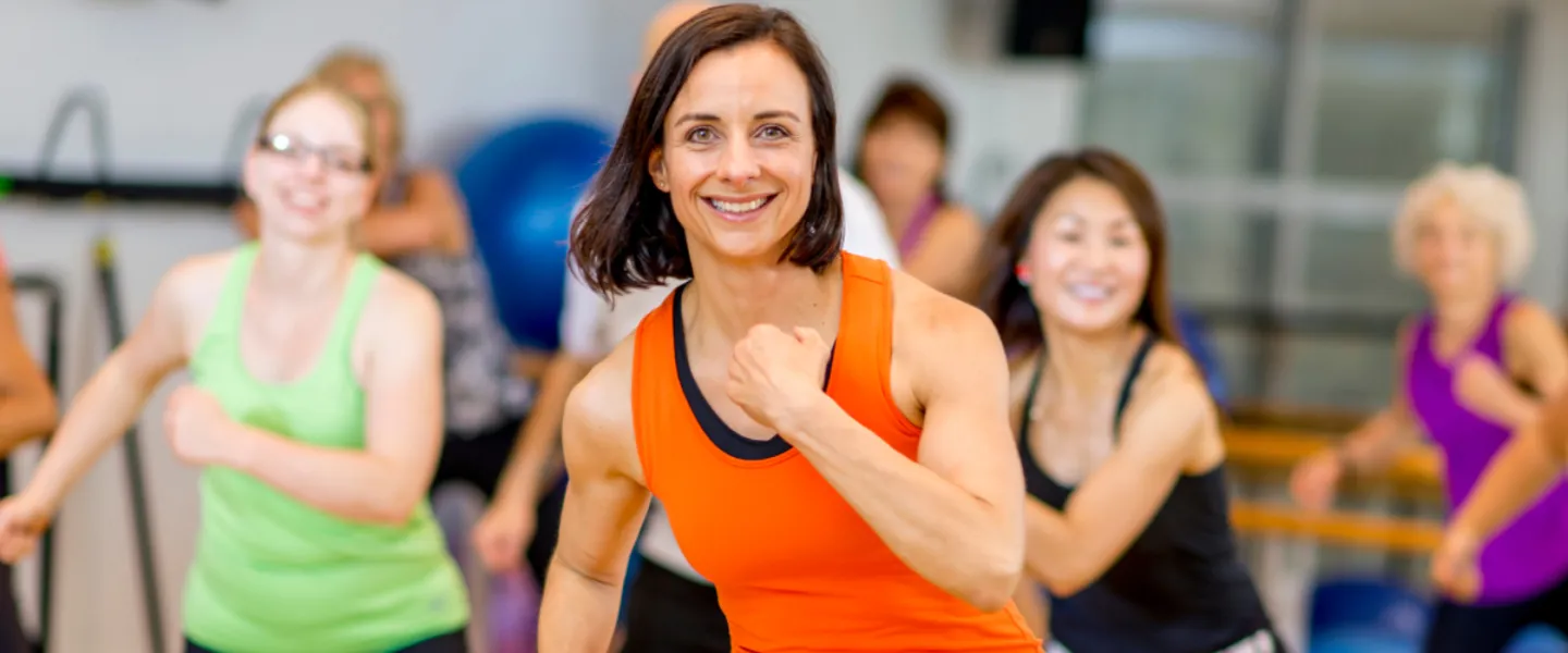 image of female fitness class