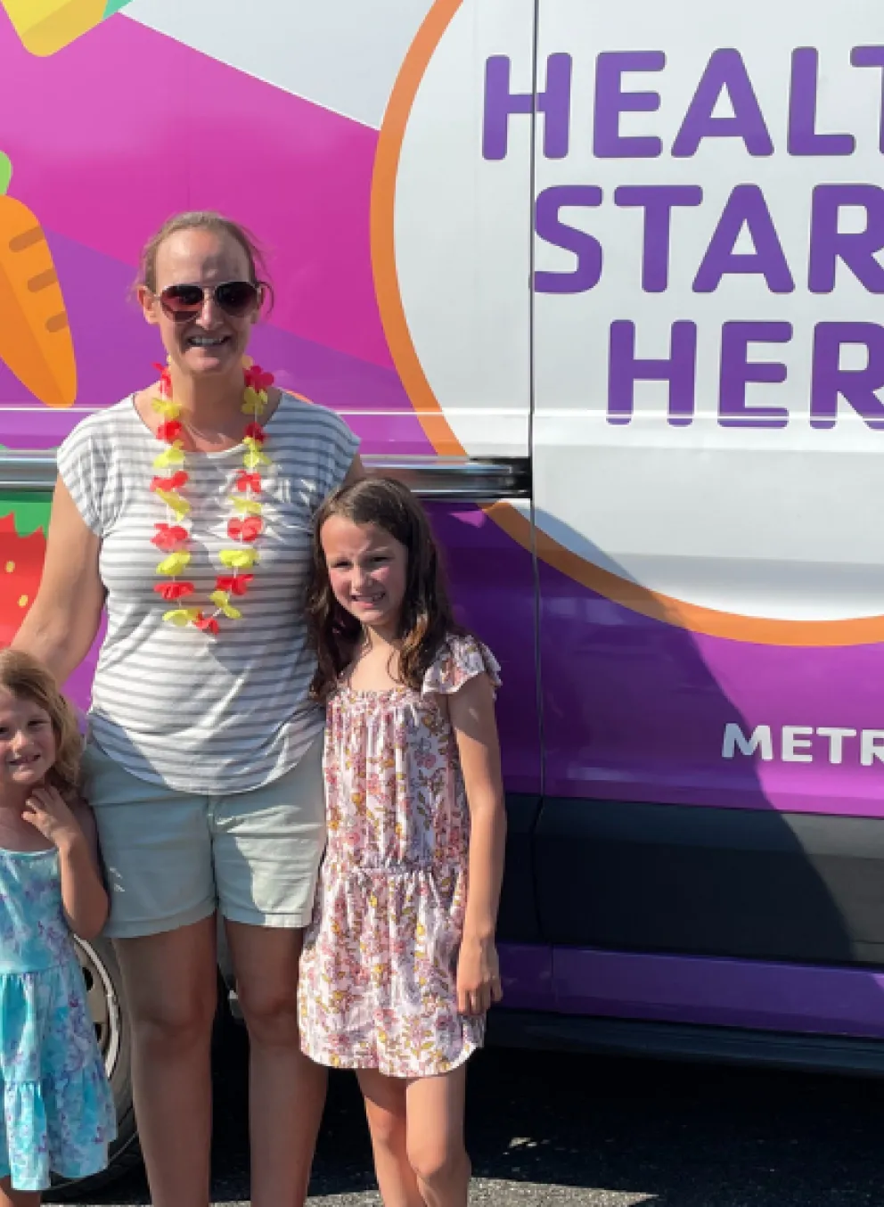 photo of mom and two daughters