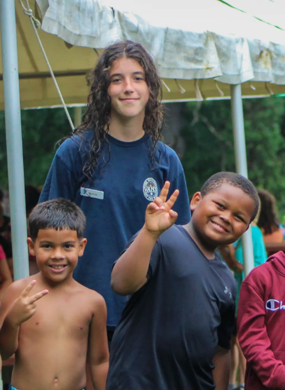 campers and counselors