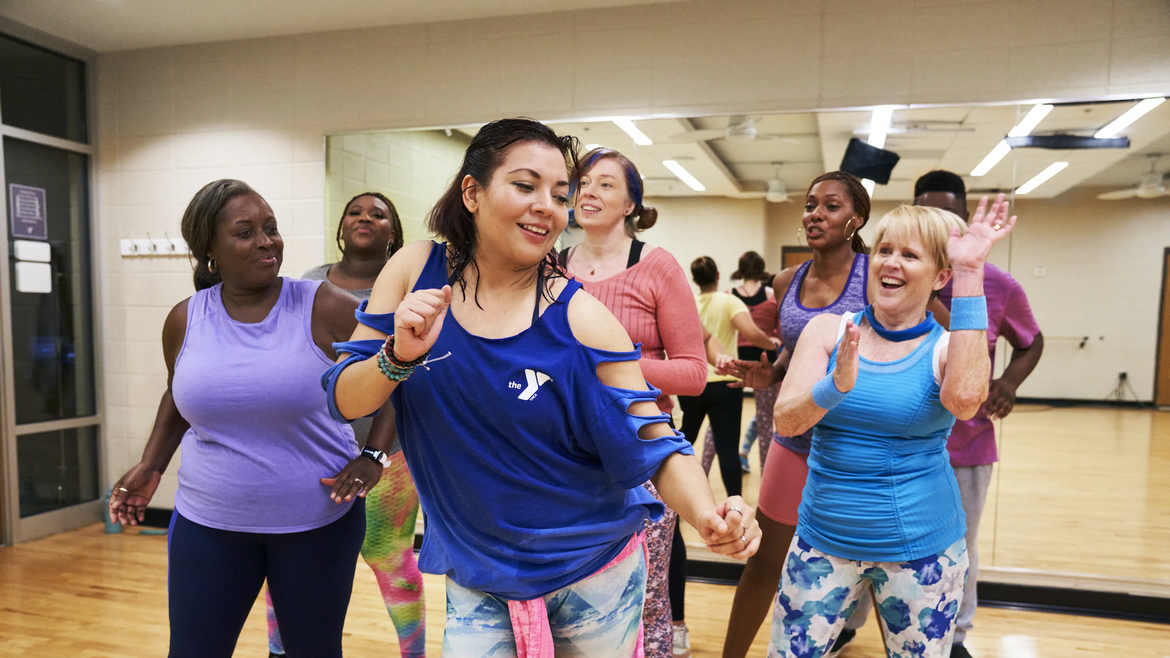 group of women dancing