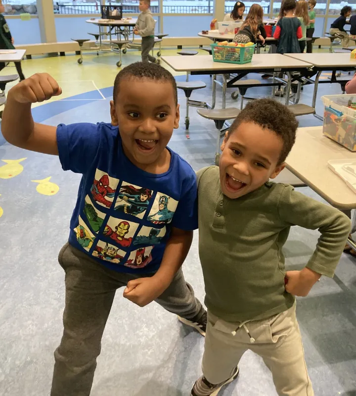 Kids playing and having fun in our after school program