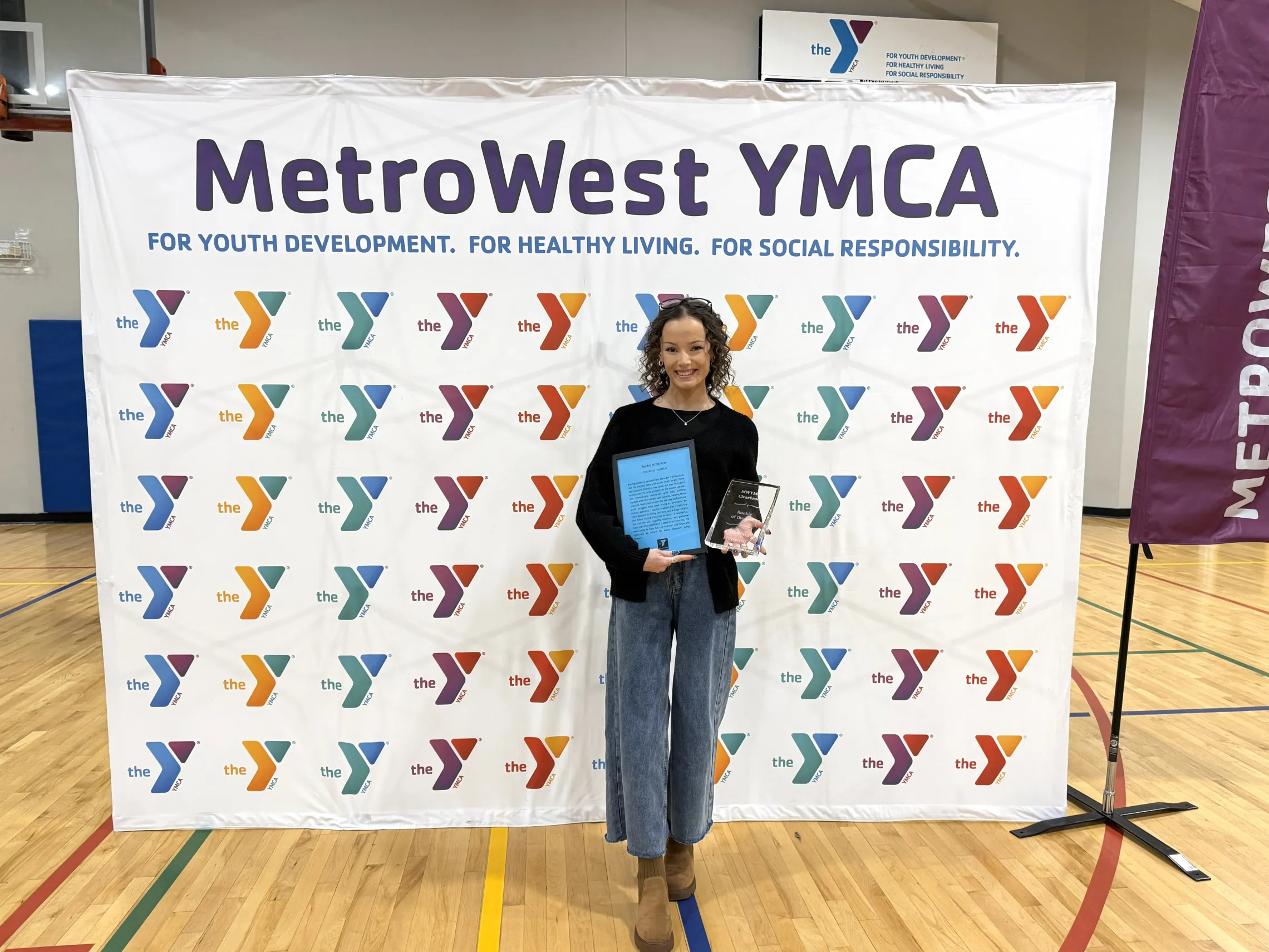 camp staff member posing