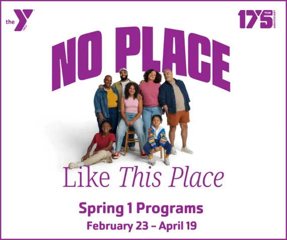 no place like this place purple graphic