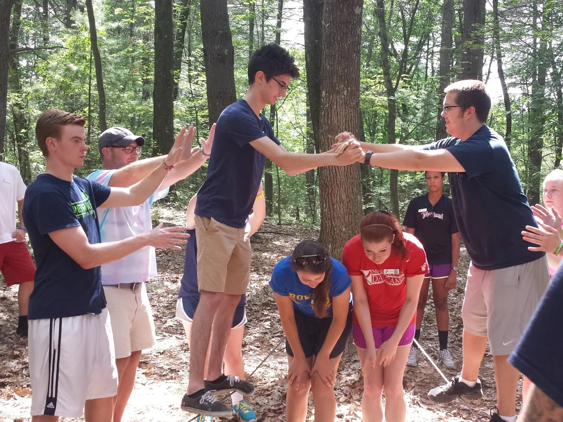 Team building program at the Y