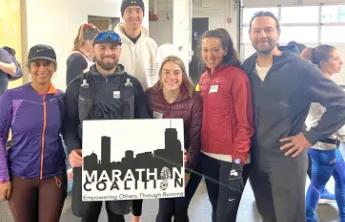 Members of the MetroWest YMCA Marathon Team