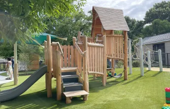 image of outdoor playscape