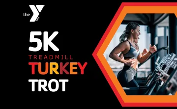 graphic promoting 5k treadmill turkey trot