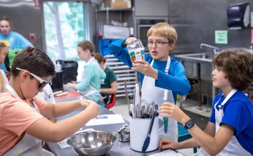 Kids in the Kitchen Half-Day Program at MetroWest YMCA Hopkinton Outdoor Center